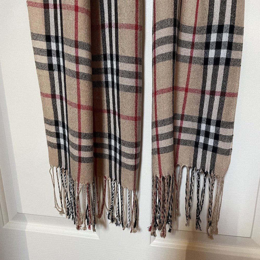 Check plaid Scarf - Picture 2 of 5